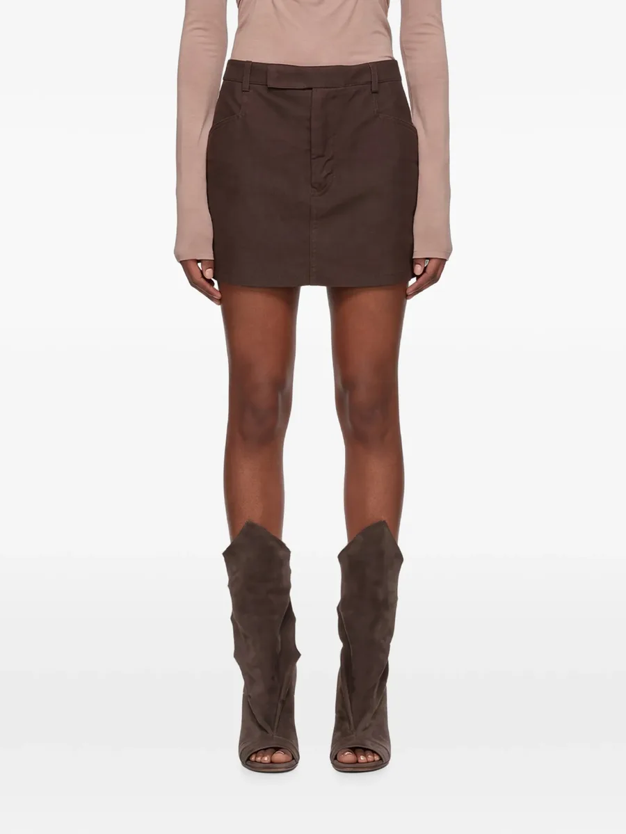 Firbanks belt-loops mini skirt 3