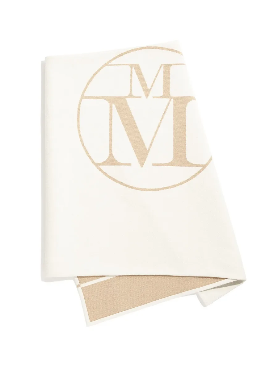 Aida logo-print cotton towel 1