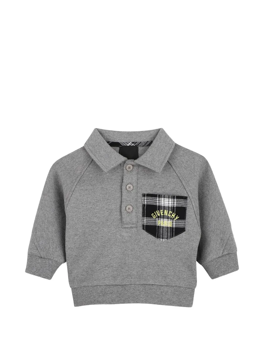 plaid-pocket tracksuit 3