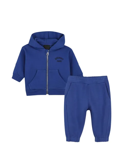 logo-embroidered tracksuit