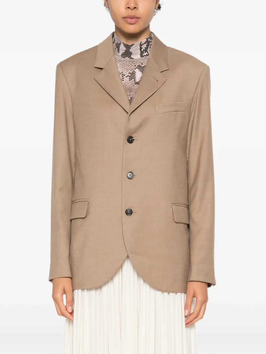 Faliero single-breasted notched-lapel blazer 3