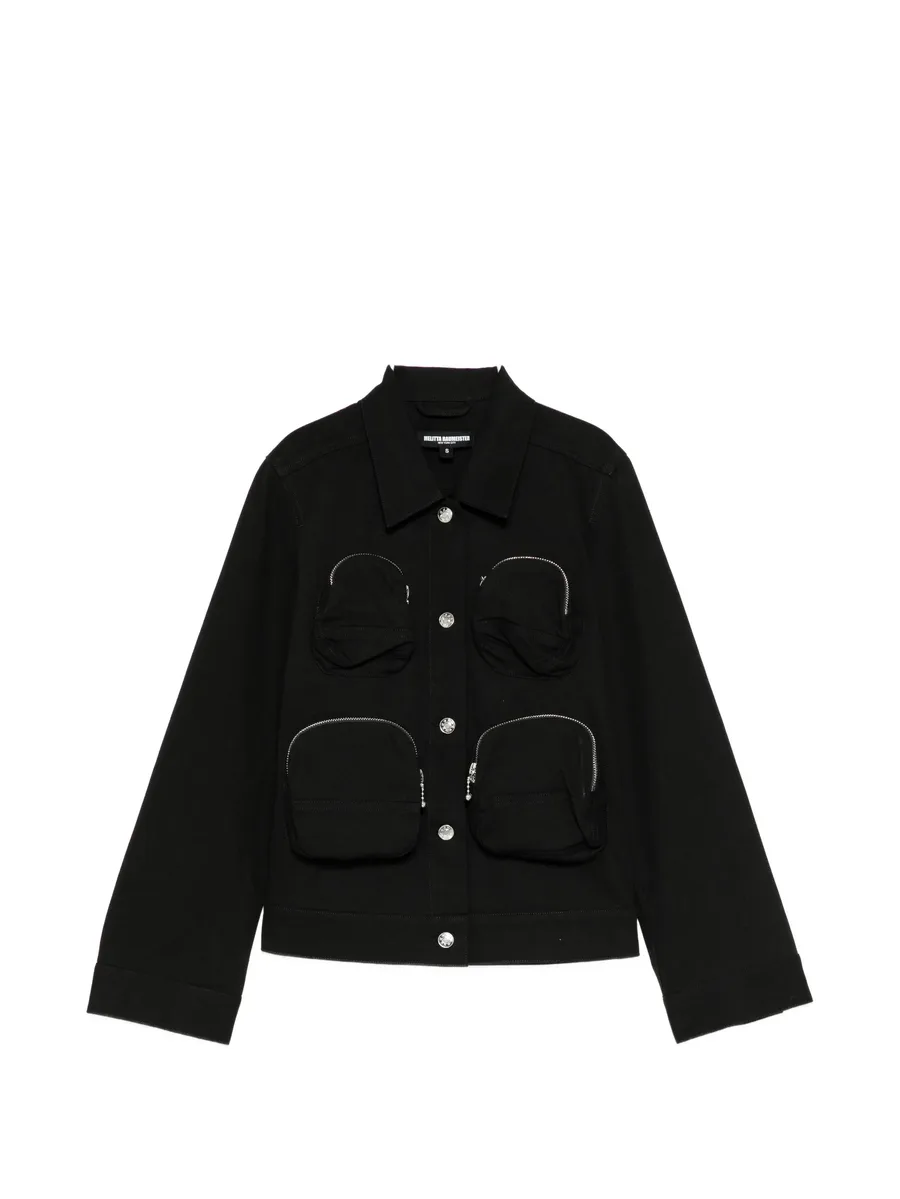 zip-pocket denim jacket 1