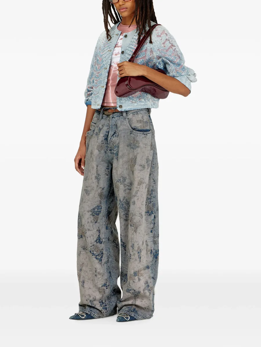 jacket in microstone devoré denim 2