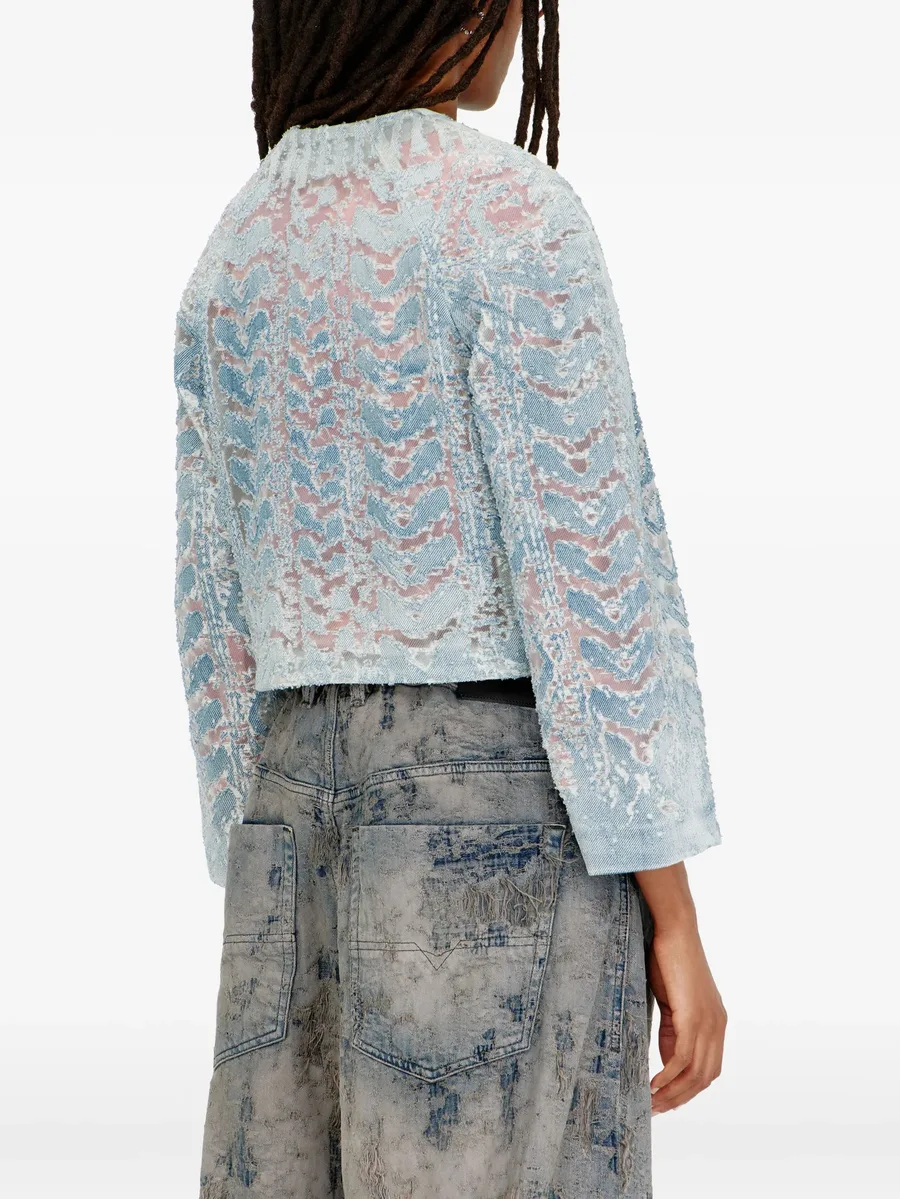 jacket in microstone devoré denim 4