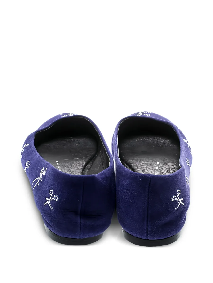 crystal-embellished ballet flats 5
