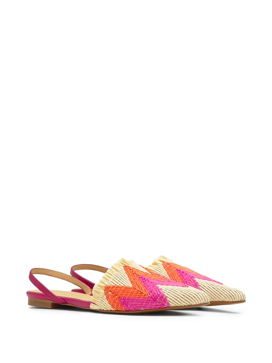 Berta pointed-toe flat pumps 4