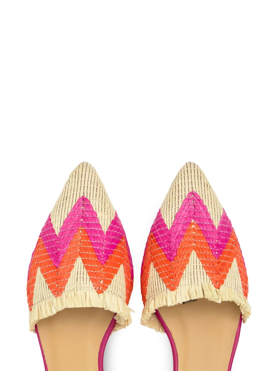 Berta pointed-toe flat pumps 8