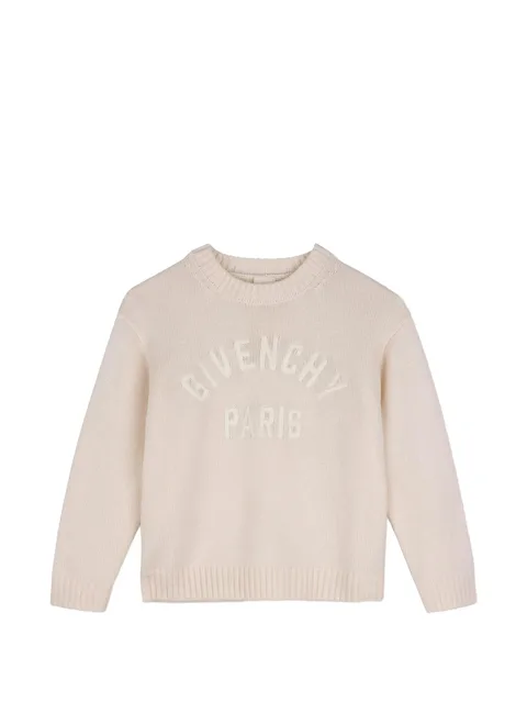 embroidered logo sweater