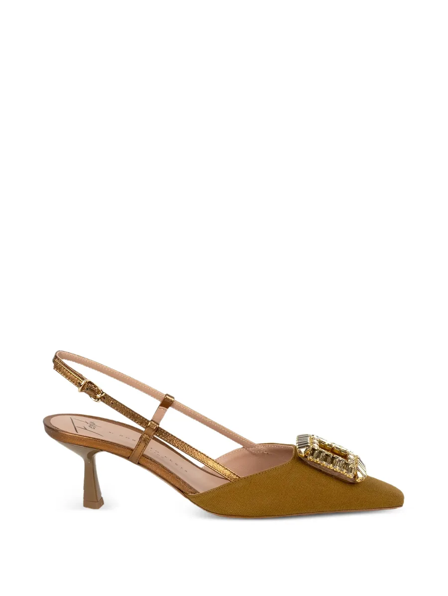 Ingrid slingback heeled pumps 2