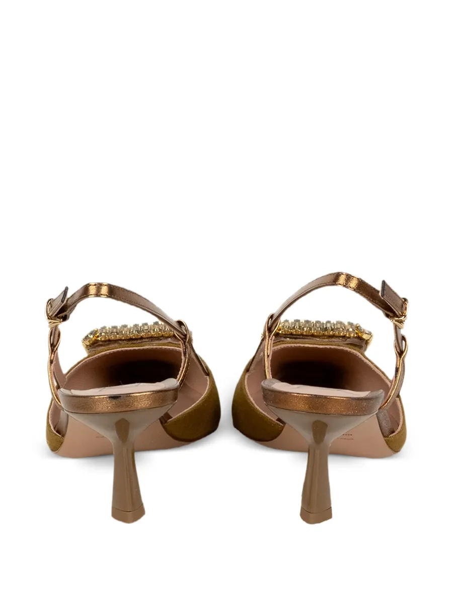 Ingrid slingback heeled pumps 6