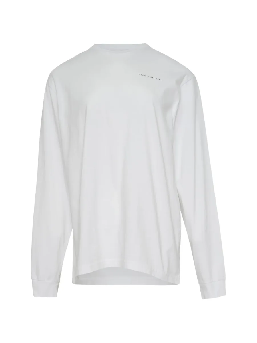 Lily bow-print T-shirt 1