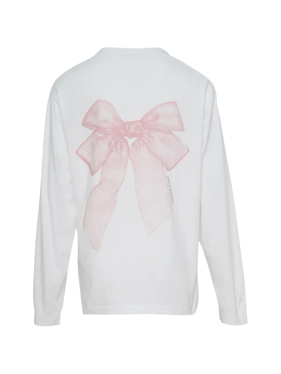 Lily bow-print T-shirt 2