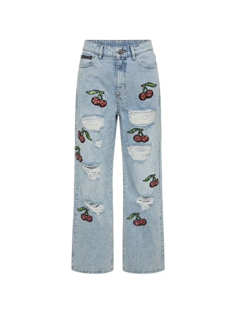 skater-fit jeans Cherrylicious