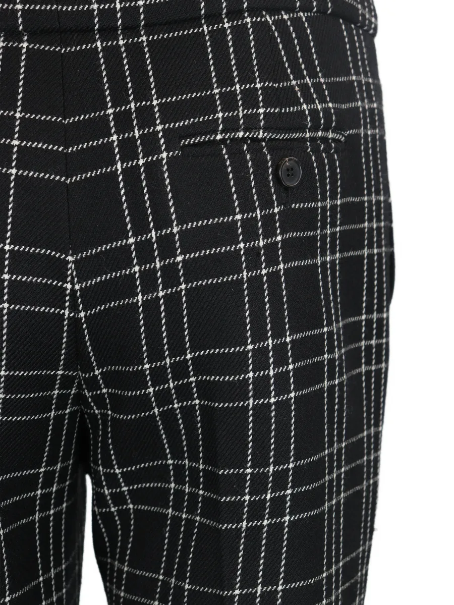 checked wool trousers 5