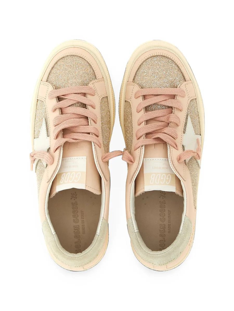 May glitter-panel sneakers 3