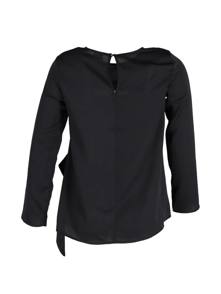 блузка с круглым вырезом 4