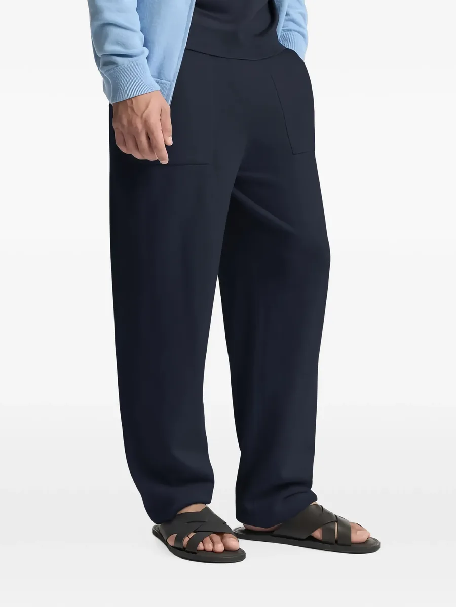 cashmere knitted straight-leg trousers 2