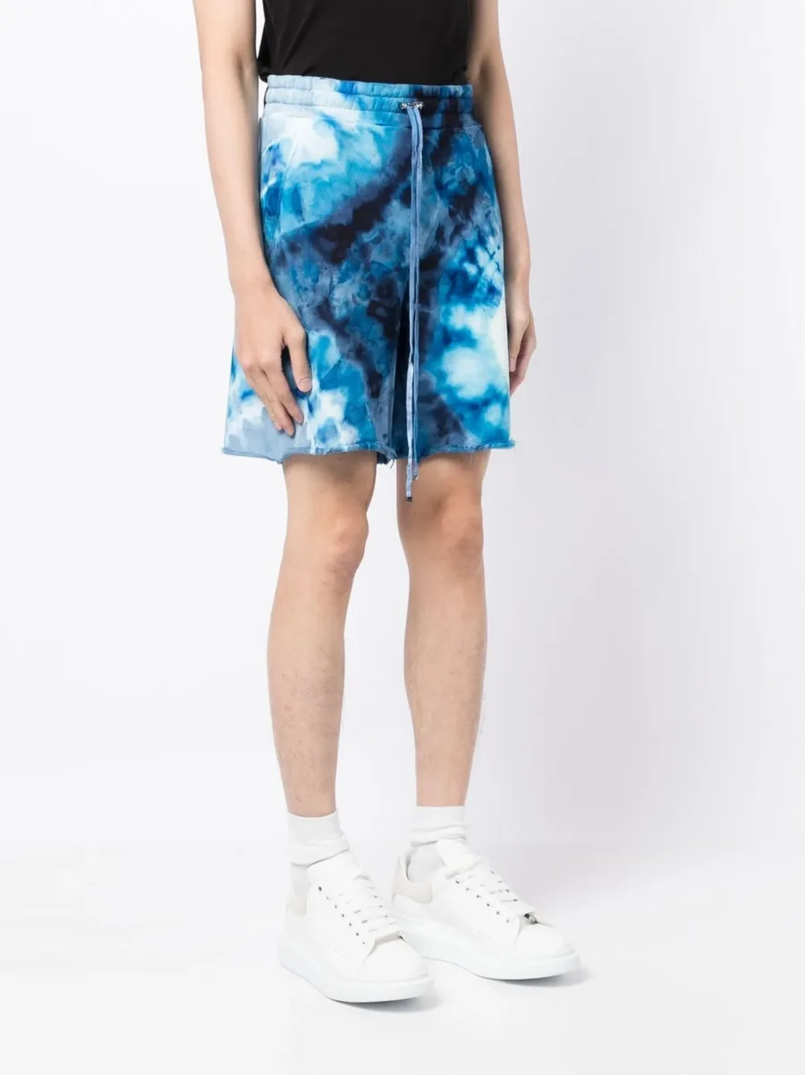 tie-dye cotton shorts 5