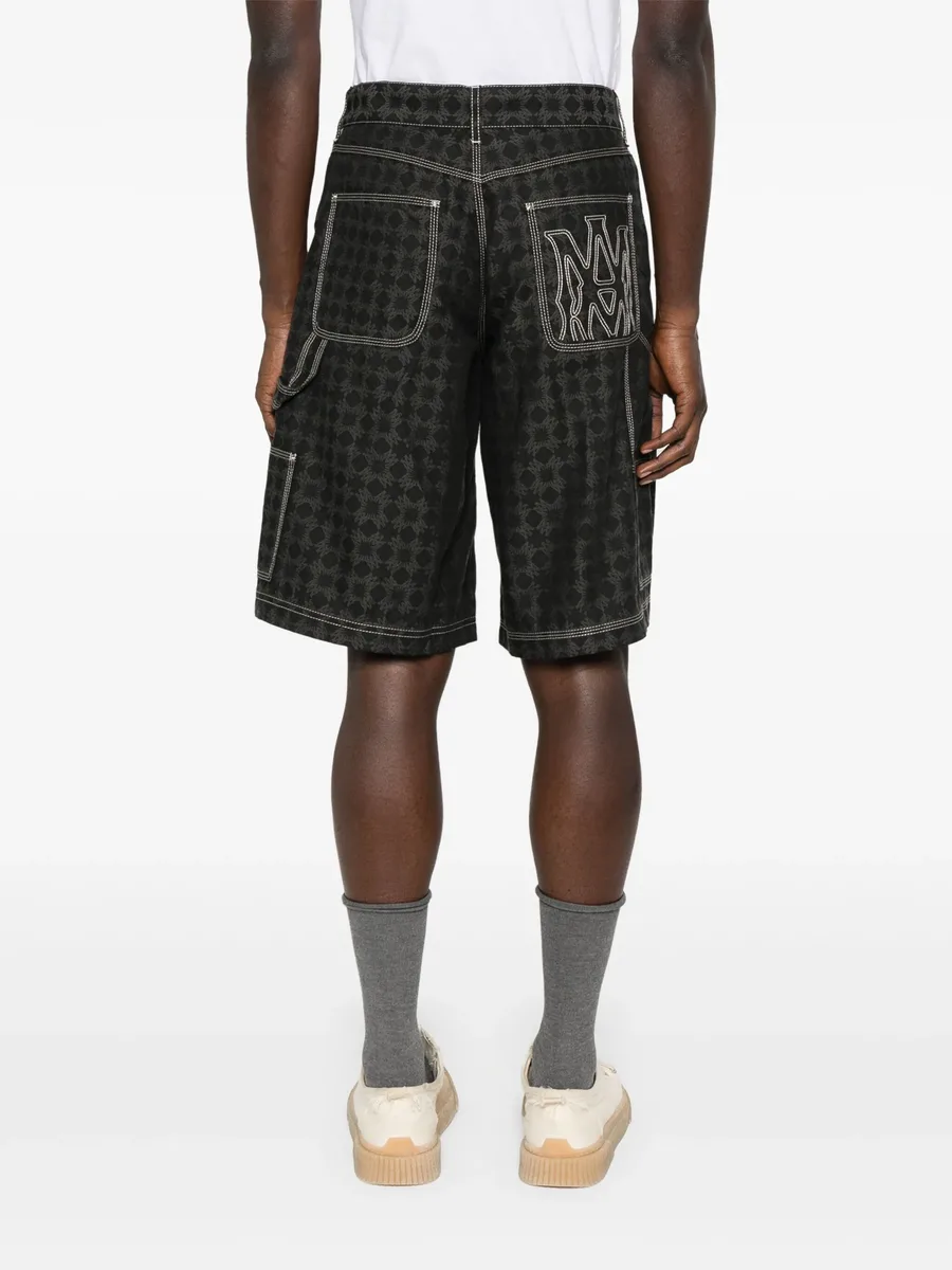 geometric-print shorts 7