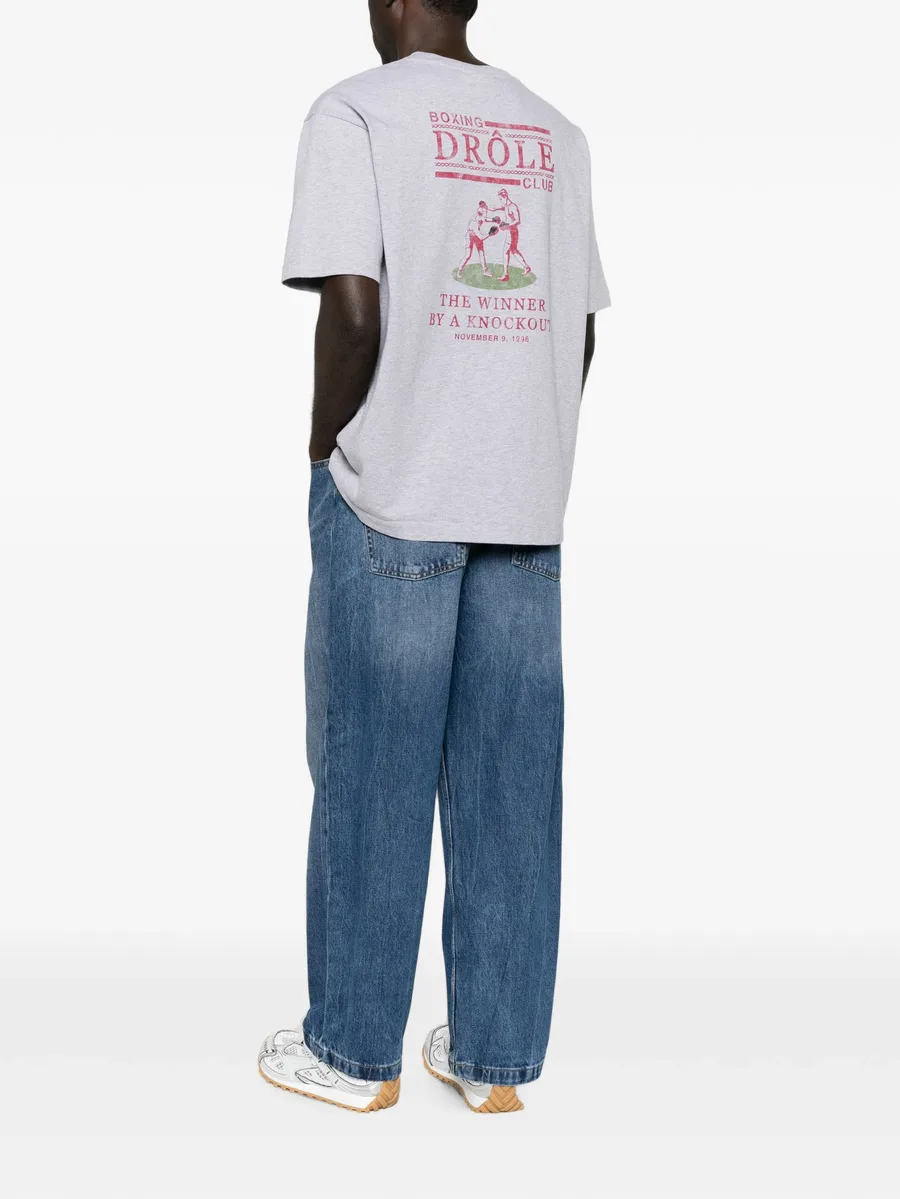 Drôle Boxers graphic-print T-shirt 2