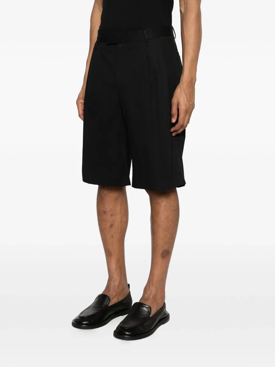 pleated tailored shorts 6