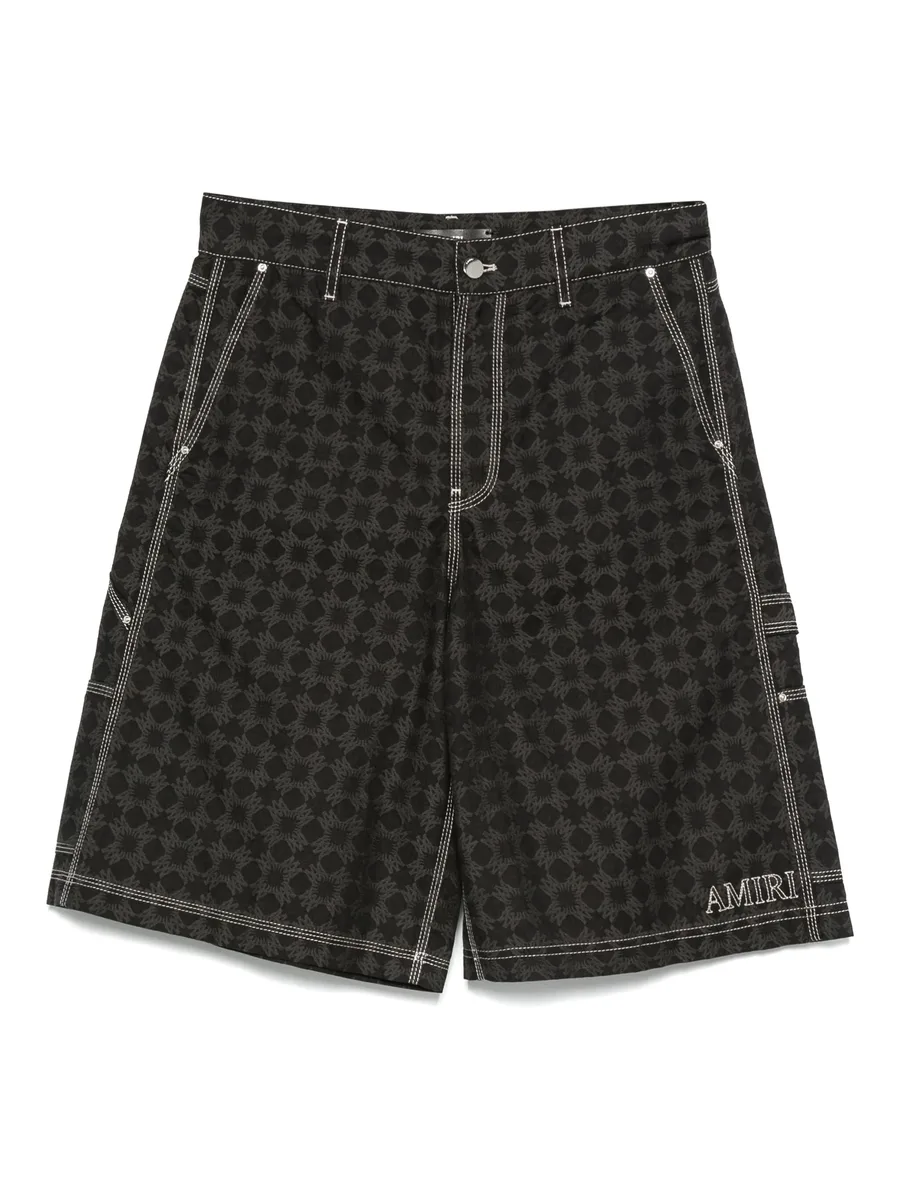 geometric-print shorts 2