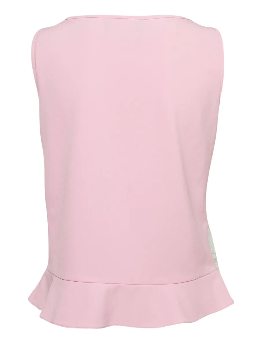 graphic-print peplum tank top 4
