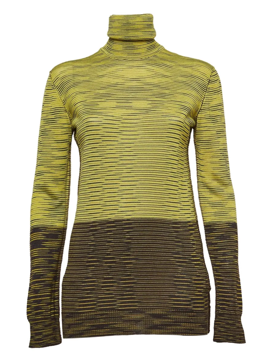 striped turtleneck top 2
