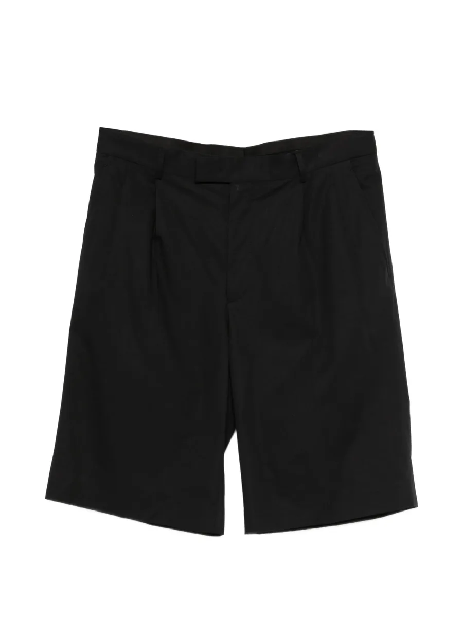 pleated tailored shorts 1