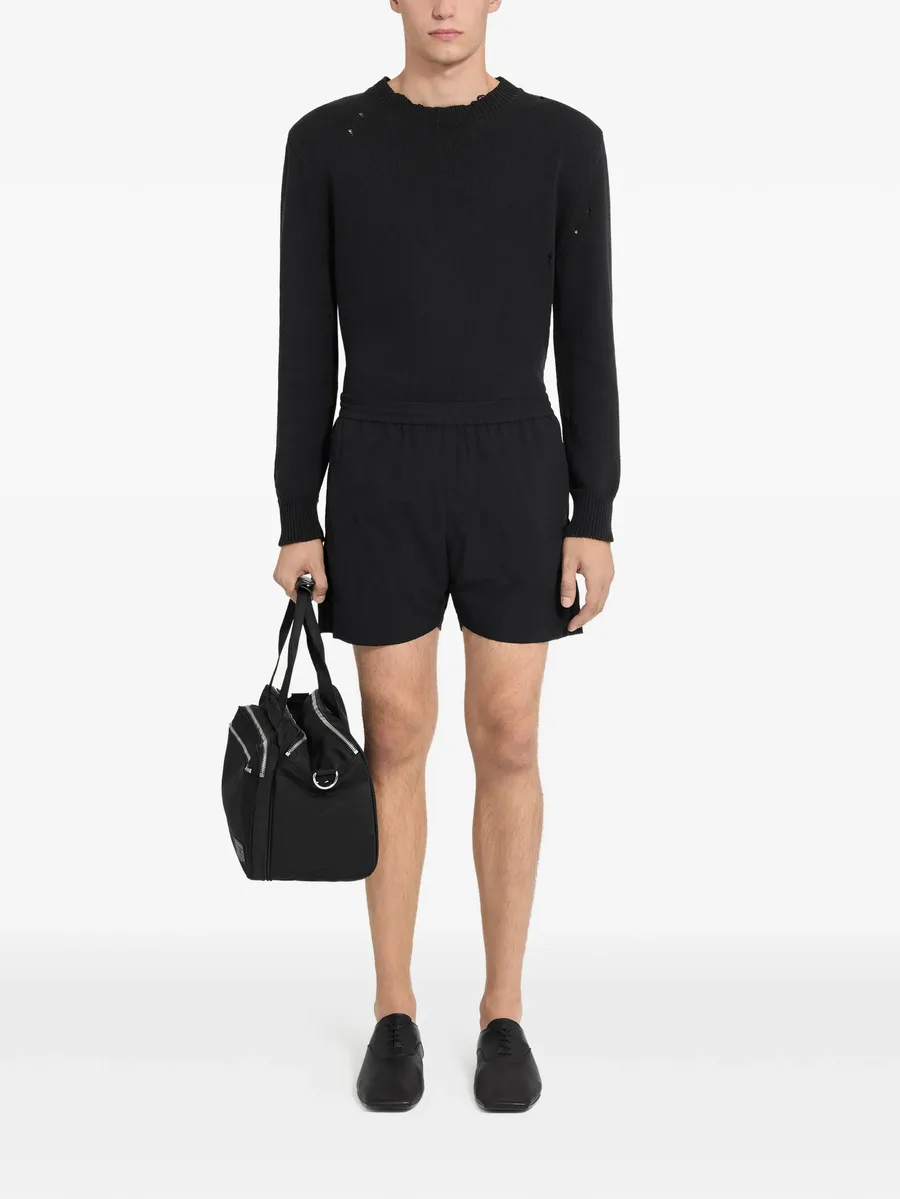 diagonal-pocket shorts 4