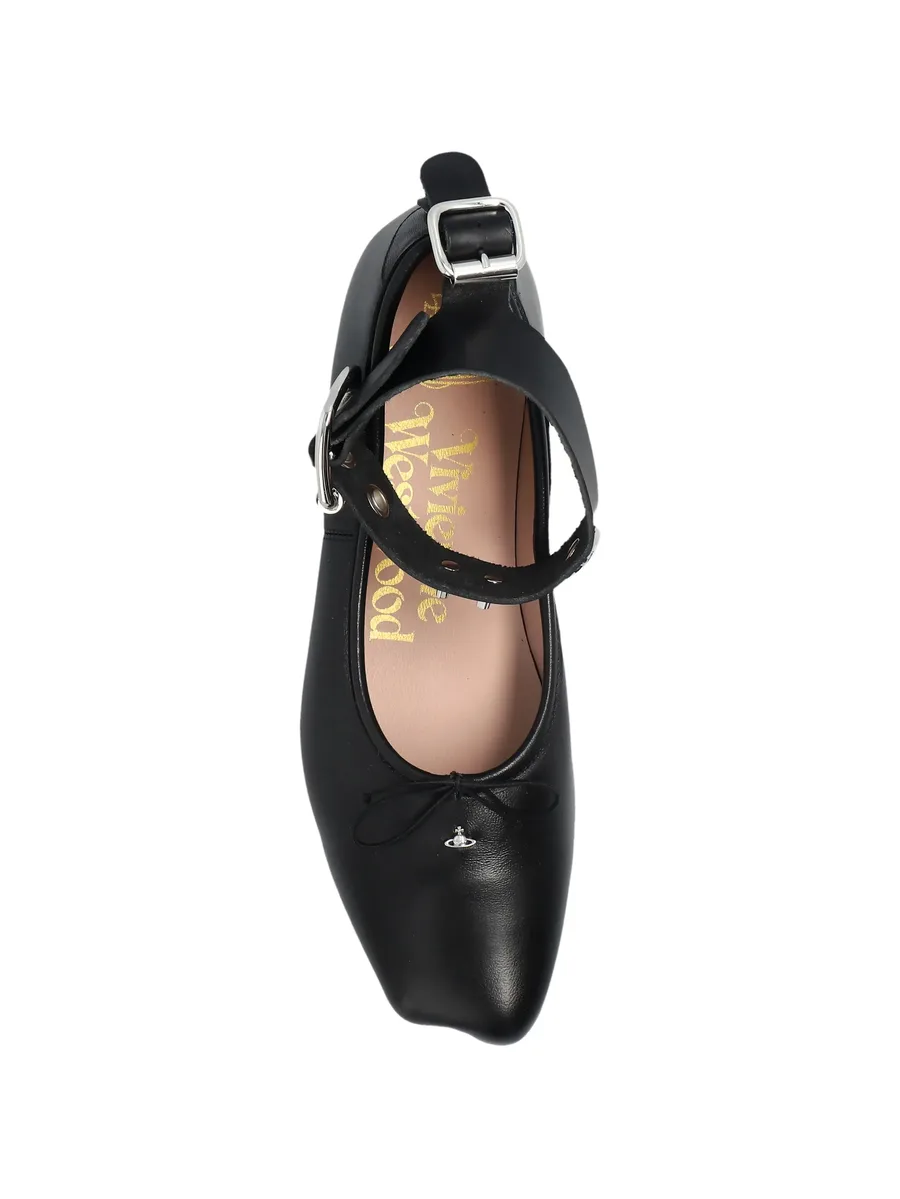 Bardot ankle-strap ballet flats 7