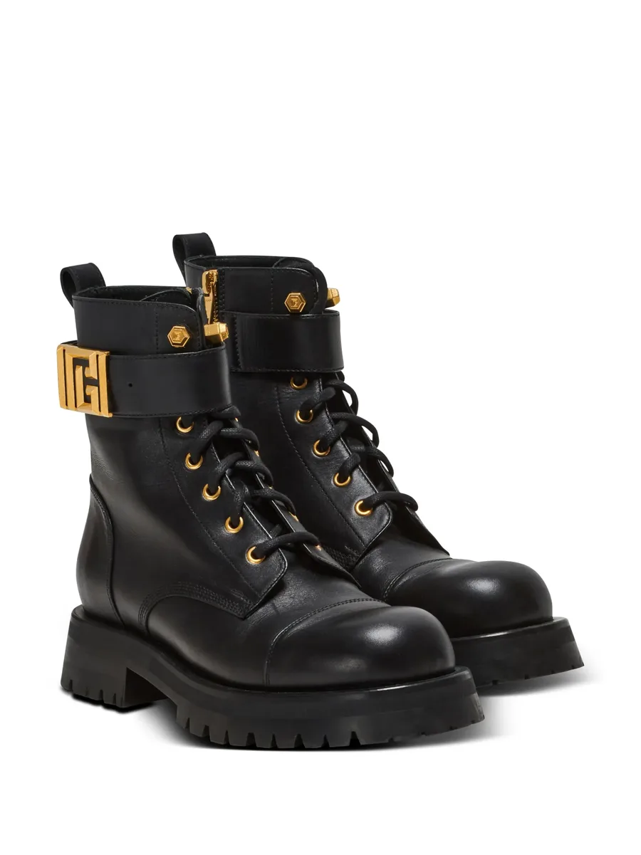 Romy lace-up leather boots 4