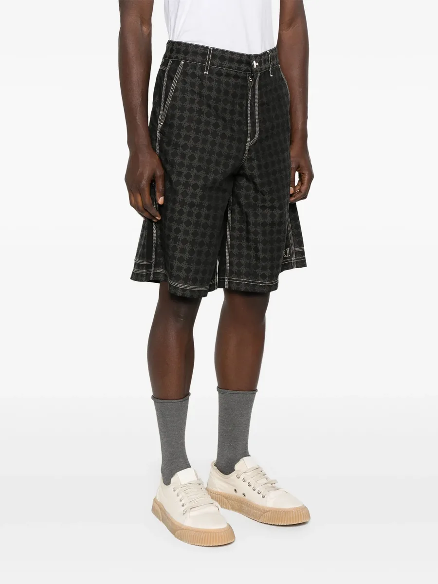 geometric-print shorts 6