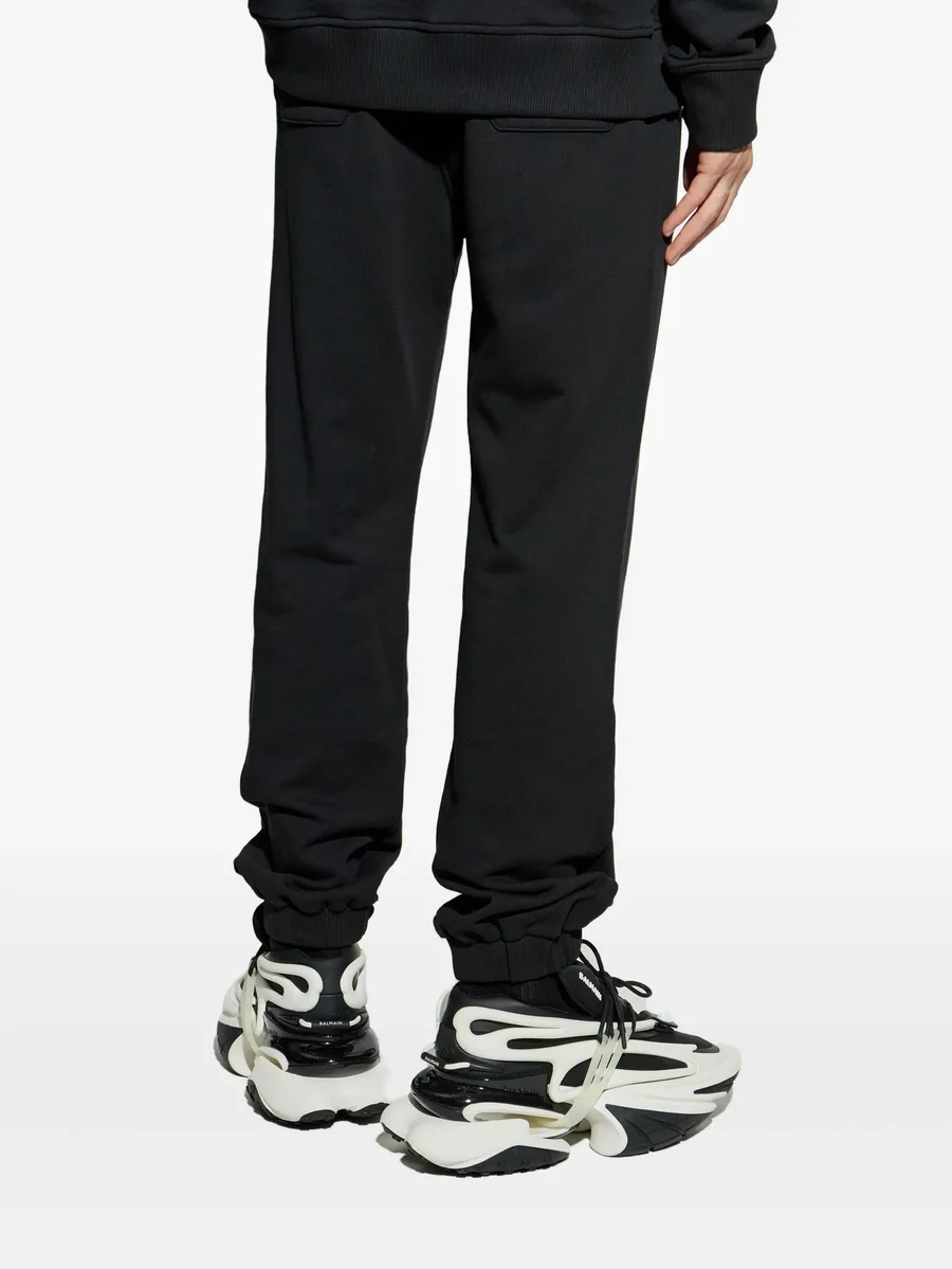 elasticated-cuff pants 7