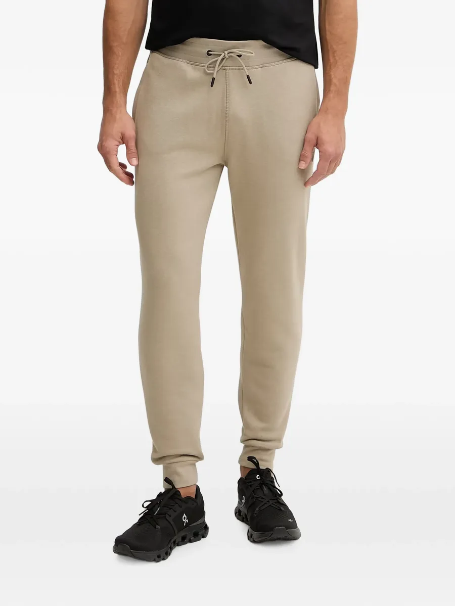 logo-patch drawstring track pants 1