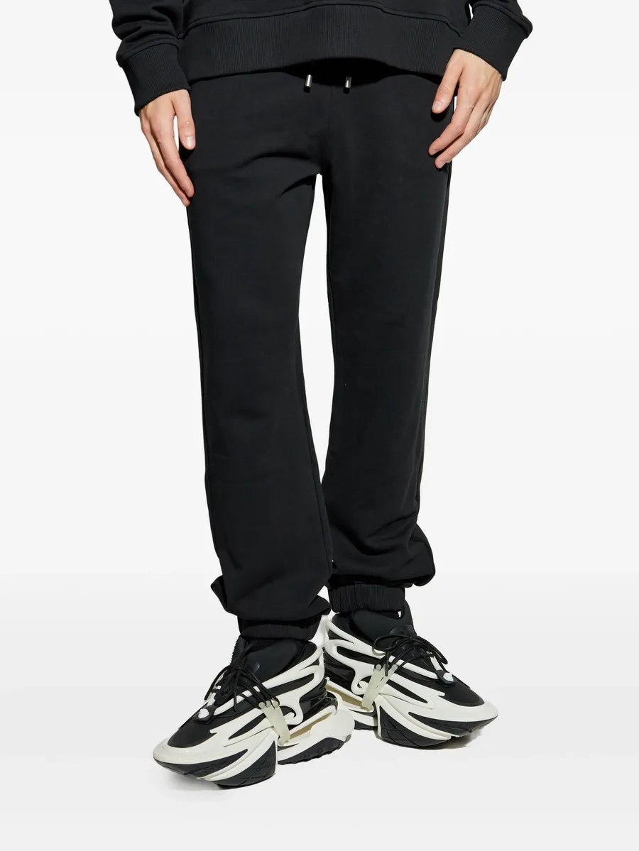 elasticated-cuff pants 6