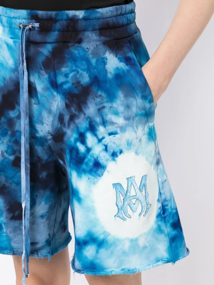 tie-dye cotton shorts 10