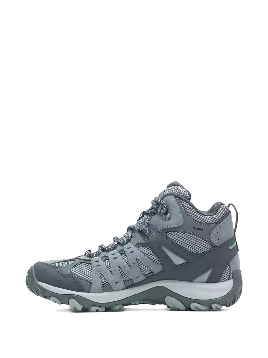 mesh suede trainers 4