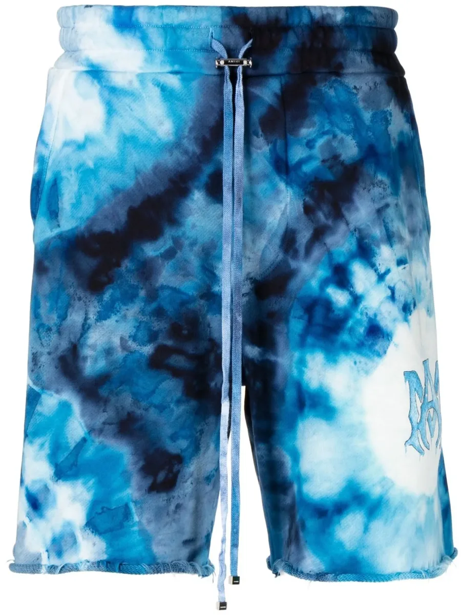 tie-dye cotton shorts 1