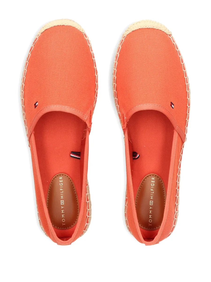 Flag-embroidered canvas espadrilles 8