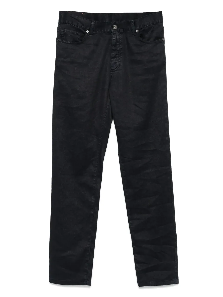 logo-patch trousers 1