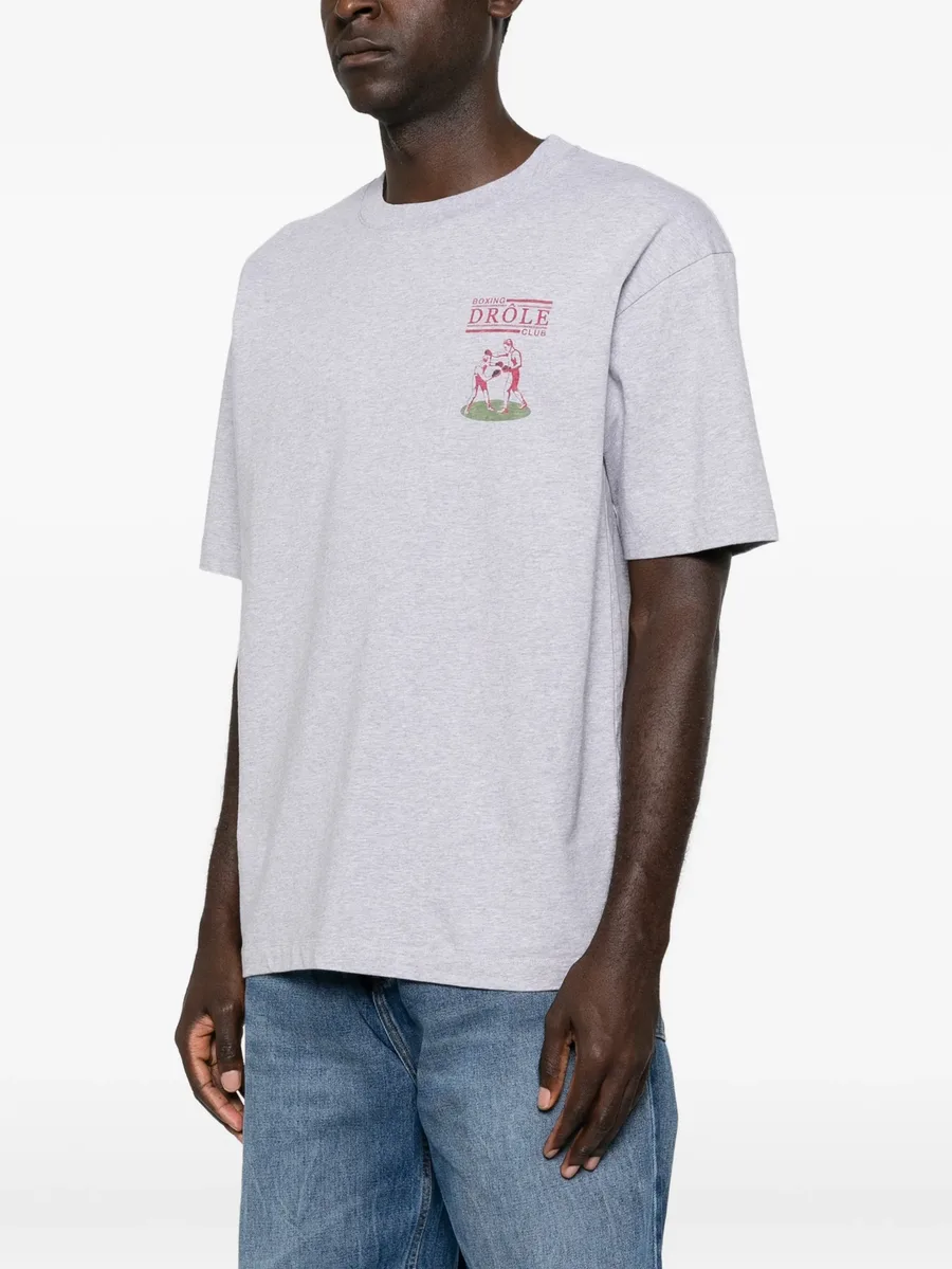 Drôle Boxers graphic-print T-shirt 4