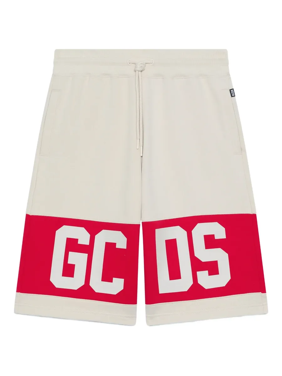 logo-print shorts 1