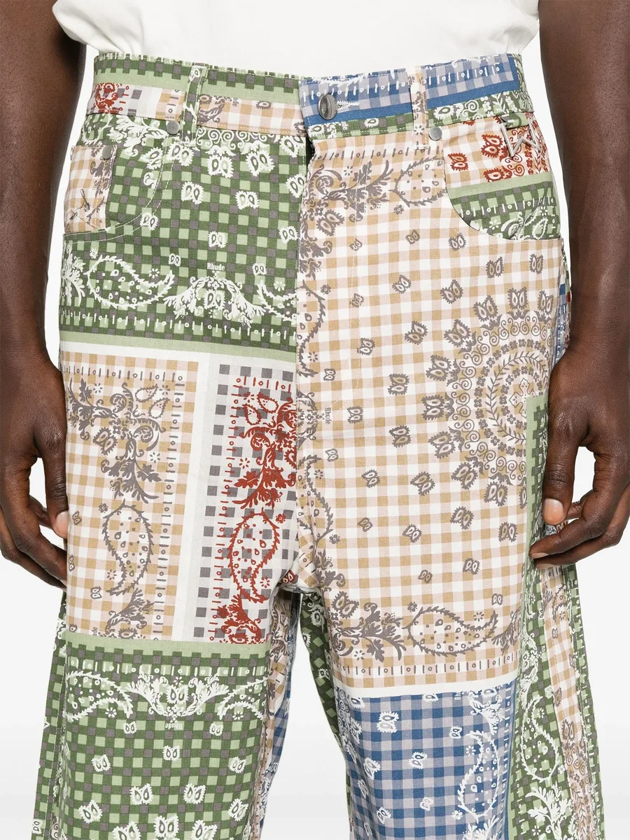 bandana traxedo shorts 10