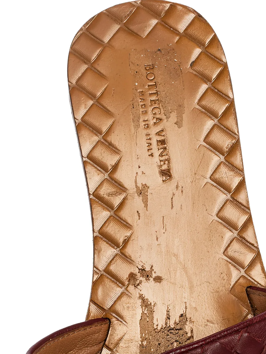 Intrecciato flat sandals 7