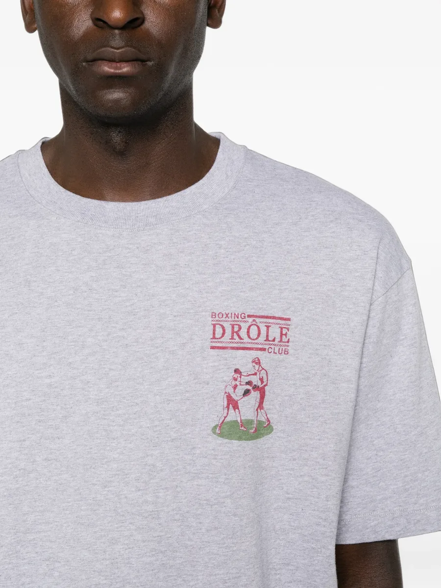 Drôle Boxers graphic-print T-shirt 5