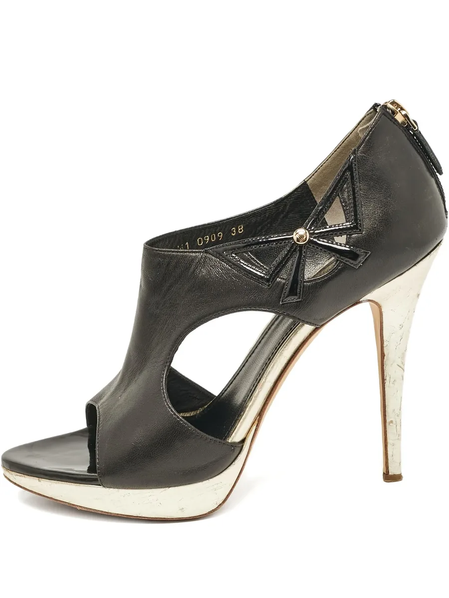 110mm bow-detail leather pumps 2