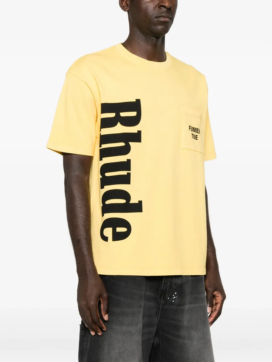 logo-print pocket T-shirt 3
