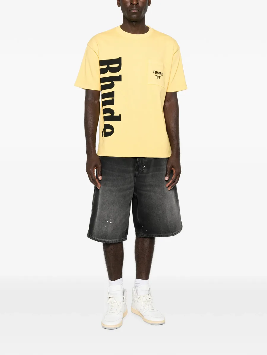 logo-print pocket T-shirt 2