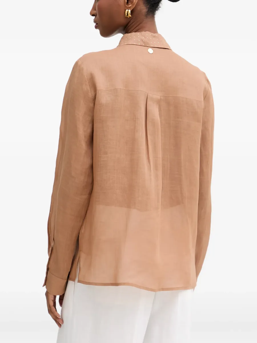 Tobela crystal-embellished button-up shirt 3